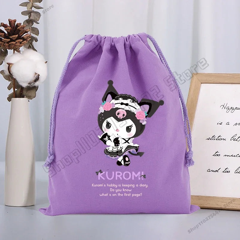 Hello Kitty Kuromi Skarpetki Ozdoby Skarpetka Kotki Dziewczynka Dla Dziewczynki Prezent cute słodkie Kuromi Mellody Różowe Czerwone Czarne Cute słodkie uwu
