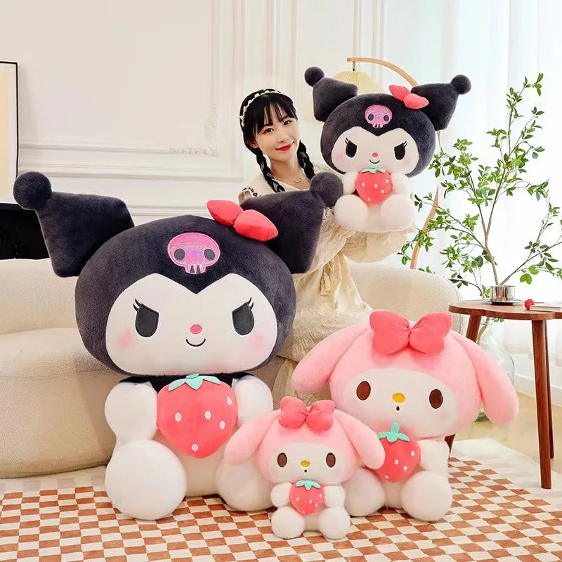 Hello Kitty Kuromi Skarpetki Ozdoby Skarpetka Kotki Dziewczynka Dla Dziewczynki Prezent cute słodkie Kuromi Mellody Różowe Czerwone Czarne Cute słodkie uwu