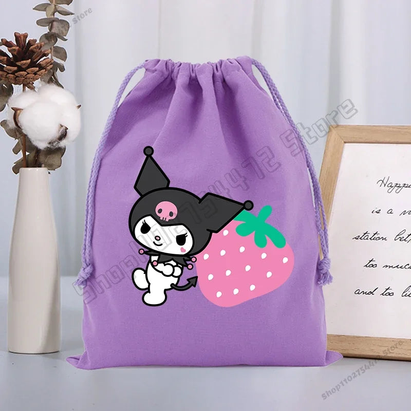 Hello Kitty Kuromi Skarpetki Ozdoby Skarpetka Kotki Dziewczynka Dla Dziewczynki Prezent cute słodkie Kuromi Mellody Różowe Czerwone Czarne Cute słodkie uwu